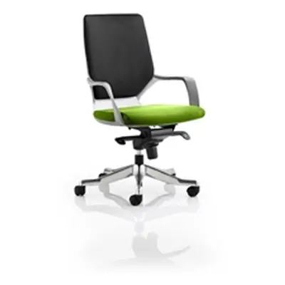 Xenon Executive Chair White Medium Back Swizzle Colour Seat