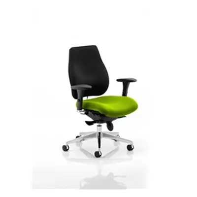 Chiro Plus Posture Chair Swizzle Colour Seat With Arms