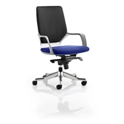 Xenon Executive Chair White Medium Back Serene Colour Seat