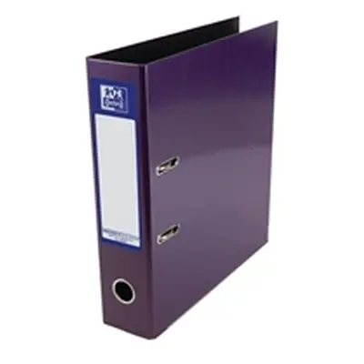 Oxford 70mm Lever Arch File Laminated A4 Purple 400107440