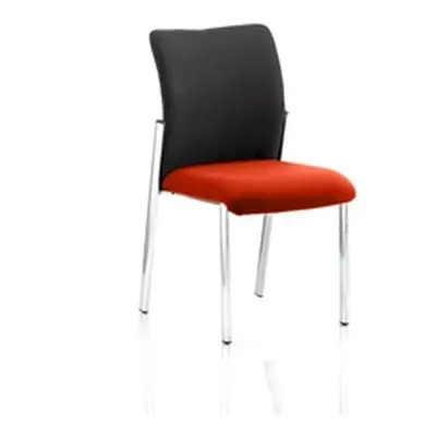 Academy Black Fabric Back With Pimento Colour Seat Without - KCUP0044