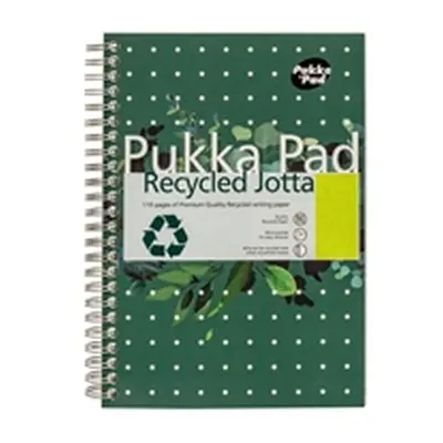 Pukka Pad Recycled Ruled Wirebound Notebook 110 Pages A5 (3 Pack)