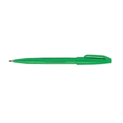 Pentel Sign Pen Fibre Tip Green (Pack of 12) S520-D