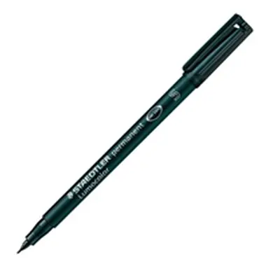 Staedtler Permanent 0.4mm Line Width Black Marker [Pack 10] - 313-9