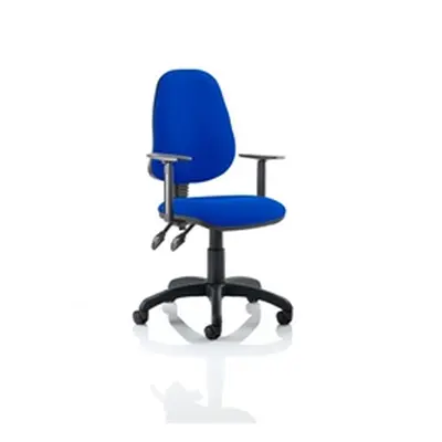 Eclipse II Lever Task Operator Chair Blue With Height Adjusta