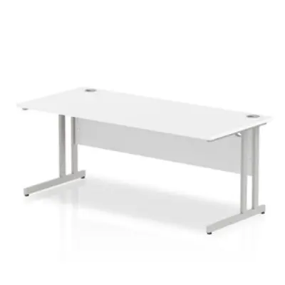 Impulse Cantilever 1800 Rectangle Desk White - I000308