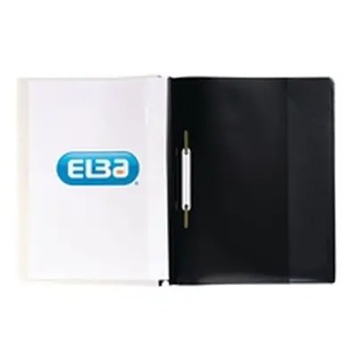 Elba Pocket Report File A4 Black (25 Pack) 400055036