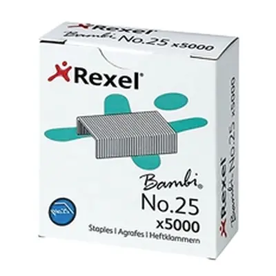 Rexel No. 25 Staples 4mm Box of 5000 - 5025