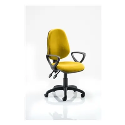 Eclipse II Lever Task Operator Chair Sunset Colour With Loo