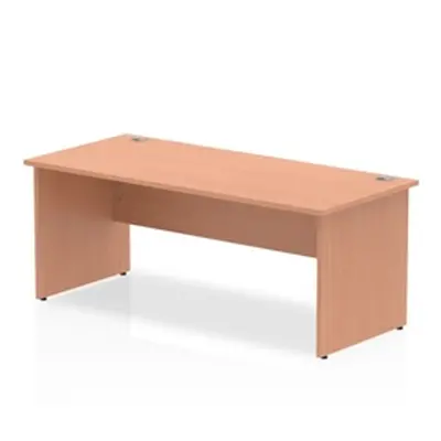 Impulse Panel End 1800 Rectangle Desk Beech - I000374