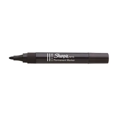 Sharpie M15 Perm Marker Bullet 1.8mm Black Pack 12 - S0192582