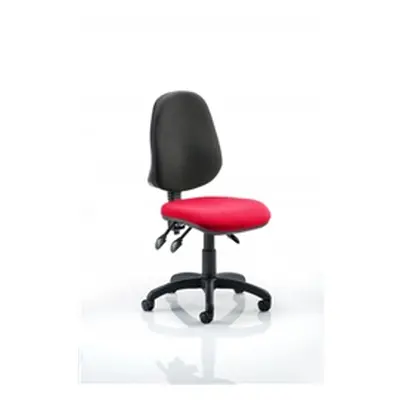 Eclipse III Task Operator Chair Cherry Colour Seat Without