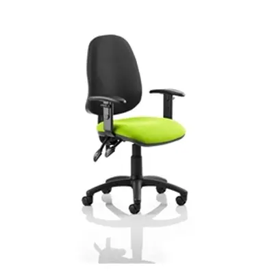 Eclipse II Lever Task Operator Chair Black Back Swizzle Col