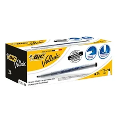 Bic Velleda Drywipe Marker 1721 Bullet Tip 1.5mm [Pack 24] - 841842