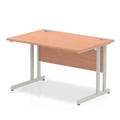 Impulse Cantilever 1200 Rectangle Desk Beech - I000283