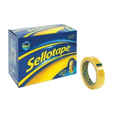 Sellotape Original Golden Tape 24mmx66m (12 Pack) 1443268