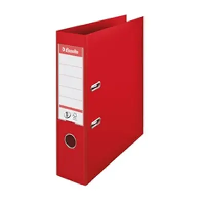 Esselte No 1 Lever Arch File Slotted 75mm A4 Red (10 Pack) 811330