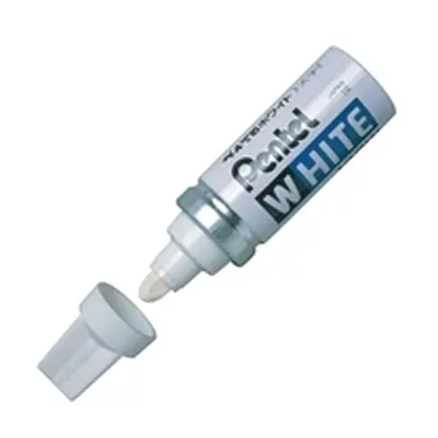 Pentel Paint Marker Bullet Tip Medium White (Pack of 12) X100W