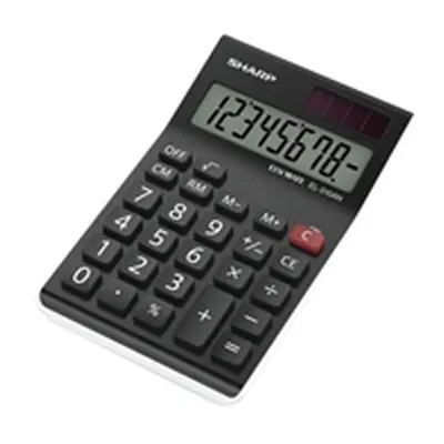 Sharp Black Semi-Desktop Calculator EL310N