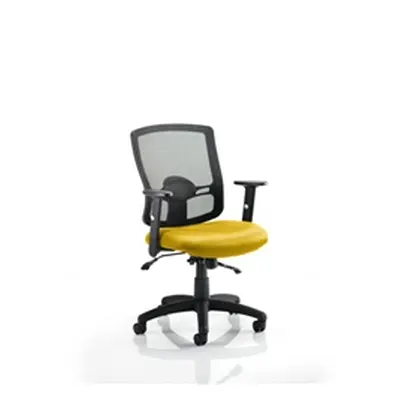 Portland II Task Operator Chair With Sunset Colour Seat Wit