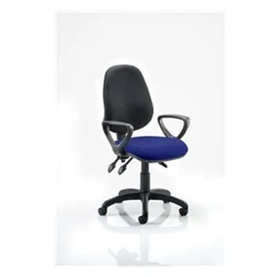 Eclipse III Lever Task Operator Chair Black Back Serene Col