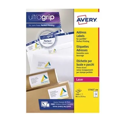 Avery Addressing Labels Laser Jam-free 16 per Sheet - L7162-100