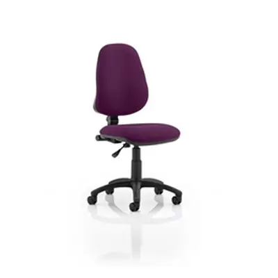 Eclipse I Task Operator Chair Purple Colour Seat Without Ar