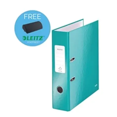 Leitz WOW Lever Arch File 80mm Spine for 600 [Pack 10] - 10050051