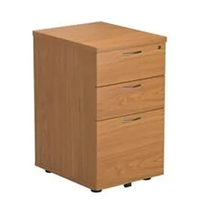 3 Drawer Under Desk Pedestal - Oak - TESUDP3NO