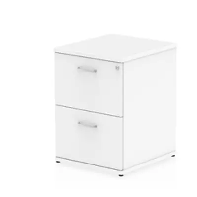 Impulse Filing Cabinet 2 Drawer White - I000192