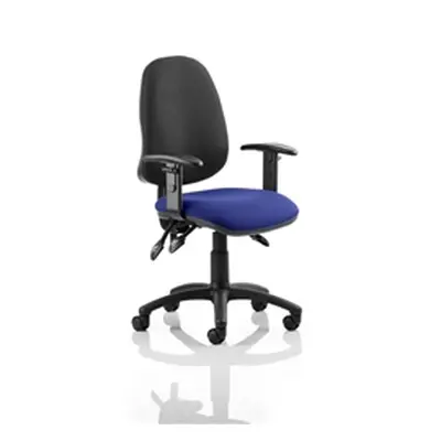 Eclipse III Lever Task Operator Chair Black Back Serene Col