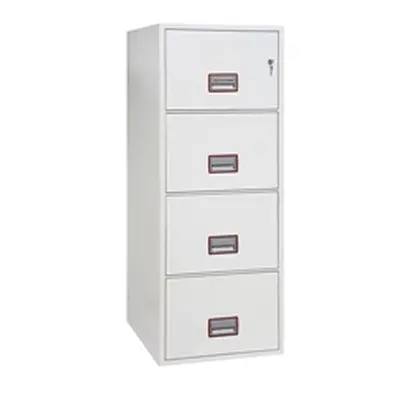 Phoenix World Class 4 Drawer Vertical Fire Rated Filing Cabinet