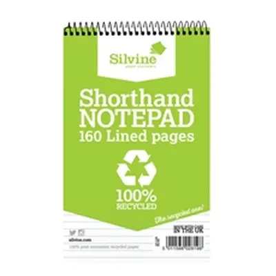 Silvine Everyday Shorthand Notepad Recycled Wirebound