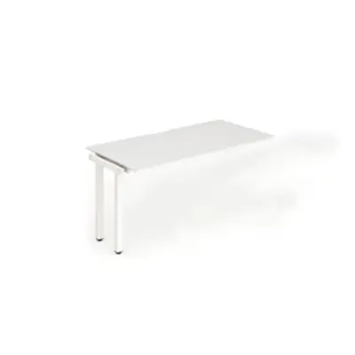 Evolve Single Ext Kit White Frame Bench Desk 1200 White - BE316