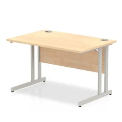 Impulse Cantilever 1200 Rectangle Desk Maple - I000349