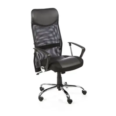 Vegas Executive Chair Black Bonded Leather Seat Black Black Mesh B