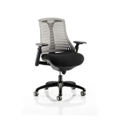 Flex Task Operator Chair Black Frame With Black Fabric Seat G