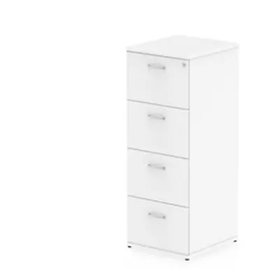 Impulse Filing Cabinet 4 Drawer White - I000194