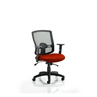 Portland II Task Operator Chair With Pimento Colour Seat Wi