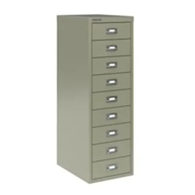 Qube by Bisley Multidrawer 39/9 NL Goose Grey