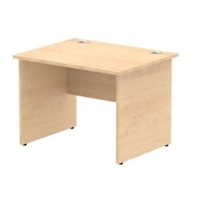 Impulse Panel End 1000 Rectangle Desk Maple - I000436