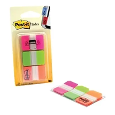 Post-it Strong Index Full Colour Pink/Green/Orange (66 Pack) 686-PGO