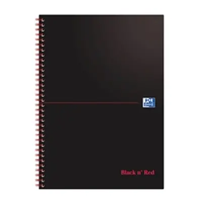 Black n Red Notebook Soft Cover Wirebound Perforated - 100080174