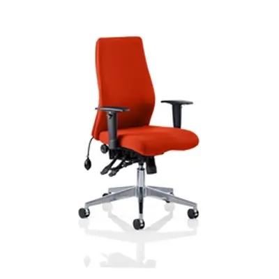 Onyx Posture Chair Pimento Colour Without Headrest With Arm