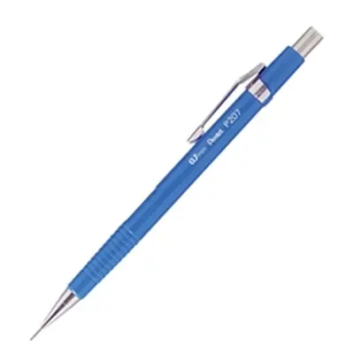 Pentel P200 Automatic Pencil Medium 0.7mm Blue Barrel (Pack 12) P207