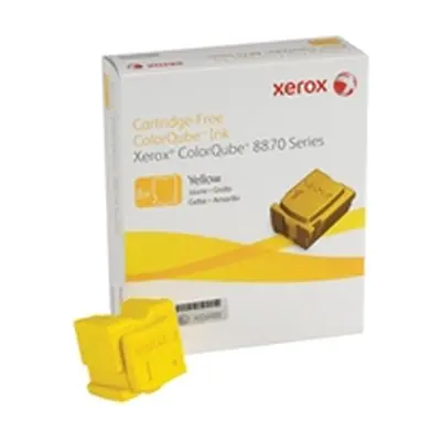 Xerox ColorQube 8870 Yellow Ink Stick 17K (6 Pack) 108R00956