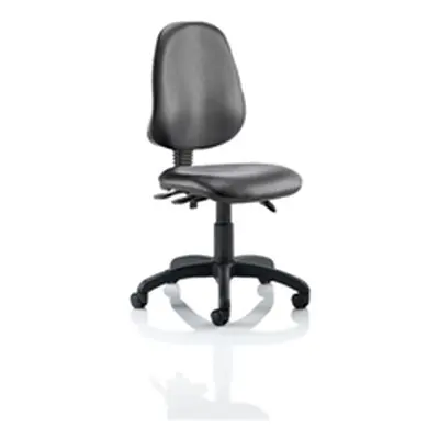 Eclipse III Lever Task Operator Chair Vinyl Black Without A