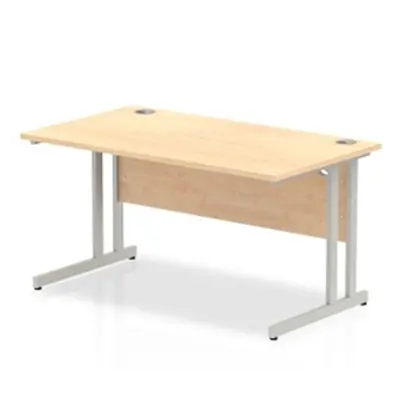 Impulse Cantilever 1400 Rectangle Desk Maple - I000350