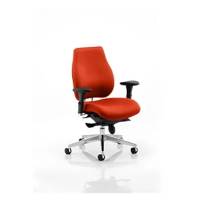 Chiro Plus Posture Chair Pimento Colour With Arms - KCUP0