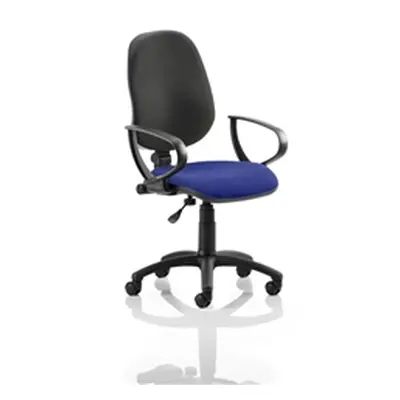 Eclipse I Lever Task Operator Chair Black Back Serene Colou